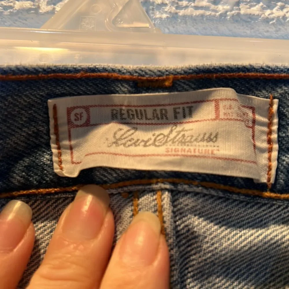 Mens Levi’s Straus Signature Jeans 40W 30 L